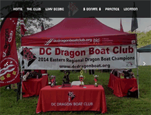 Tablet Screenshot of dcdragonboat.org